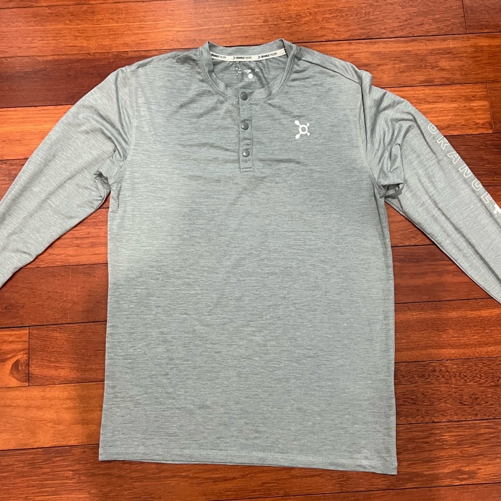 Orangetheory OTF Performance Long Sleeve Heather Grey Sz. S